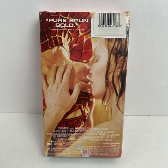 Spider-Man VHS Tape Factory Sealed NEW 2002 Marvel Columbia Tristar - Picture 2 of 6